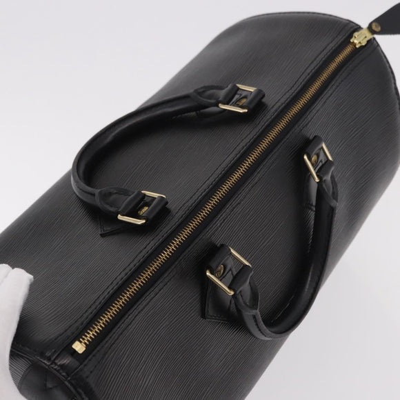 LOUIS VUITTON Epi Speedy 35 Hand Bag Black M42992 LV Auth 190122SAV