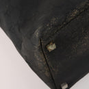 GUCCI GG Canvas Shoulder Bag Nylon Black Silver 012 0384 8 Auth 190125-14