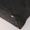 GUCCI GG Canvas Shoulder Bag Nylon Black Silver 012 0384 8 Auth 190125-15