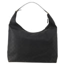 GUCCI GG Canvas Shoulder Bag Nylon Black Silver 012 0384 8 Auth 190125-2