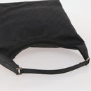 GUCCI GG Canvas Shoulder Bag Nylon Black Silver 012 0384 8 Auth 190125-7