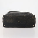 GUCCI GG Canvas Shoulder Bag Nylon Black Silver 012 0384 8 Auth 190125-5
