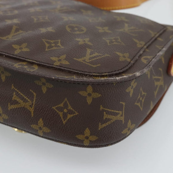 LOUIS VUITTON Monogram Saint Cloud GM Shoulder Bag M51242 LV Auth 190127A