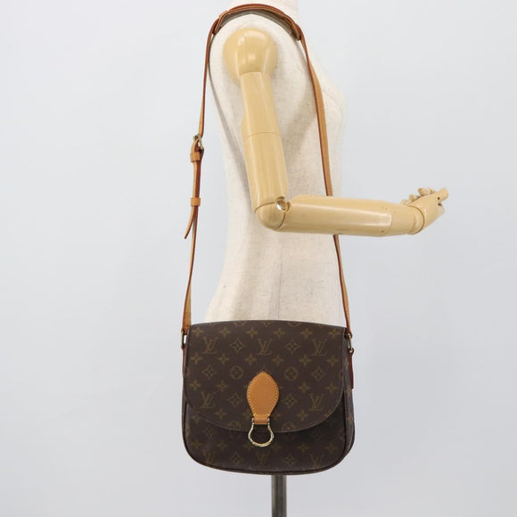 LOUIS VUITTON Monogram Saint Cloud GM Shoulder Bag M51242 LV Auth 190127A
