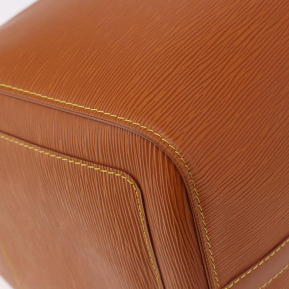 LOUIS VUITTON Epi Keepall 50 Boston Bag Brown M42968 LV Auth 190130SAV
