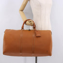 LOUIS VUITTON Epi Keepall 50 Boston Bag Brown M42968 LV Auth 190130SAV-23
