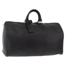 LOUIS VUITTON Epi Keepall 50 Boston Bag Black M42962 LV Auth 190131SAV-1