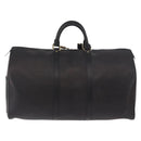 LOUIS VUITTON Epi Keepall 50 Boston Bag Black M42962 LV Auth 190131SAV-2