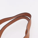 CELINE Macadam Canvas Hand Bag PVC Leather Brown Gold Auth 190132A-8