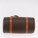 CELINE Macadam Canvas Hand Bag PVC Leather Brown Gold Auth 190132A-5