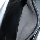 HERMES Box Calf Kelly 32 Hand Bag Leather 2way Black Gold Auth 190133SM-27