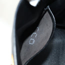 HERMES Box Calf Kelly 32 Hand Bag Leather 2way Black Gold Auth 190133SM-28
