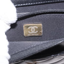 CHANEL Matelasse Chain Shoulder Bag Lamb Skin Black Gold CC Auth 190135SAM-27