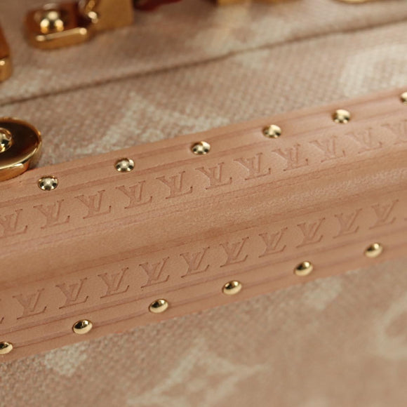 LOUIS VUITTON Miaowgram Petite Vallees Hand Bag Beige M14592 LV Auth 190136SM