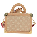 LOUIS VUITTON Miaowgram Petite Vallees Hand Bag Beige M14592 LV Auth 190136SM-13