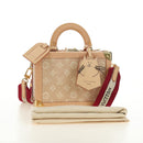 LOUIS VUITTON Miaowgram Petite Vallees Hand Bag Beige M14592 LV Auth 190136SM-12