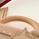LOUIS VUITTON Miaowgram Petite Vallees Hand Bag Beige M14592 LV Auth 190136SM-14