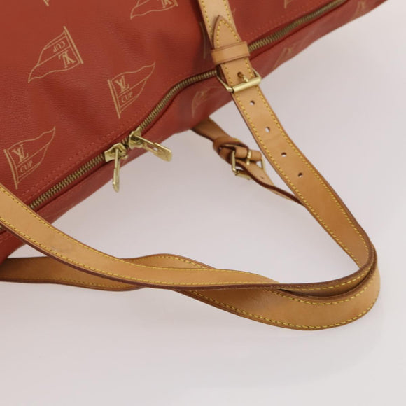 LOUIS VUITTON LV Cup Kabul Boston Bag Red M80020 LV Auth 190139