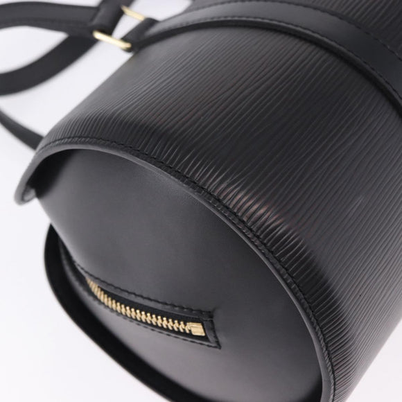 LOUIS VUITTON Epi Soufflot Hand Bag Black M52222 LV Auth 190140SAV