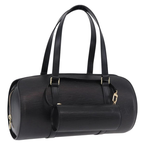 LOUIS VUITTON Epi Soufflot Hand Bag Black M52222 LV Auth 190140SAV