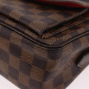 LOUIS VUITTON Damier Ebene Ravello GM Shoulder Bag N60006 LV Auth 190143SAV-15