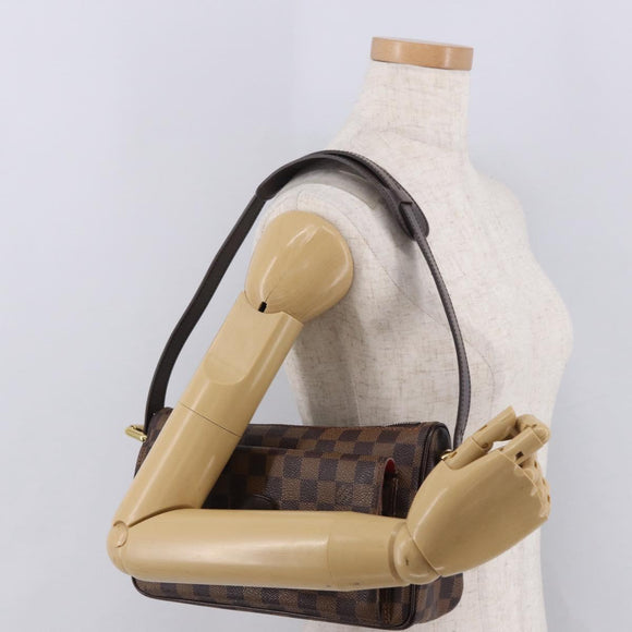 LOUIS VUITTON Damier Ebene Ravello GM Shoulder Bag N60006 LV Auth 190143SAV