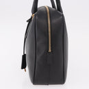 PRADA Hand Bag Safiano leather Black Gold Auth 190146SAV-3