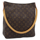 LOUIS VUITTON Monogram Looping GM Shoulder Bag M51145 LV Auth 190148V-1