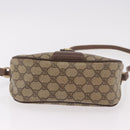 GUCCI GG Supreme Web Sherry Line Bag PVC Beige Gold 89 02 032 Auth 190150-5
