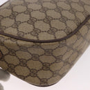 GUCCI GG Supreme Web Sherry Line Bag PVC Beige Gold 89 02 032 Auth 190150-15