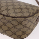 GUCCI GG Supreme Web Sherry Line Bag PVC Beige Gold 89 02 032 Auth 190150-16