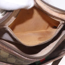 GUCCI GG Supreme Web Sherry Line Bag PVC Beige Gold 89 02 032 Auth 190150-23