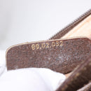 GUCCI GG Supreme Web Sherry Line Bag PVC Beige Gold 89 02 032 Auth 190150-24