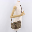 GUCCI GG Supreme Web Sherry Line Bag PVC Beige Gold 89 02 032 Auth 190150-25