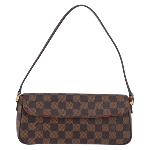 LOUIS VUITTON Damier Ebene Recoleta Shoulder Bag N51299 LV Auth 190151SAV