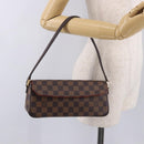 LOUIS VUITTON Damier Ebene Recoleta Shoulder Bag N51299 LV Auth 190151SAV-23
