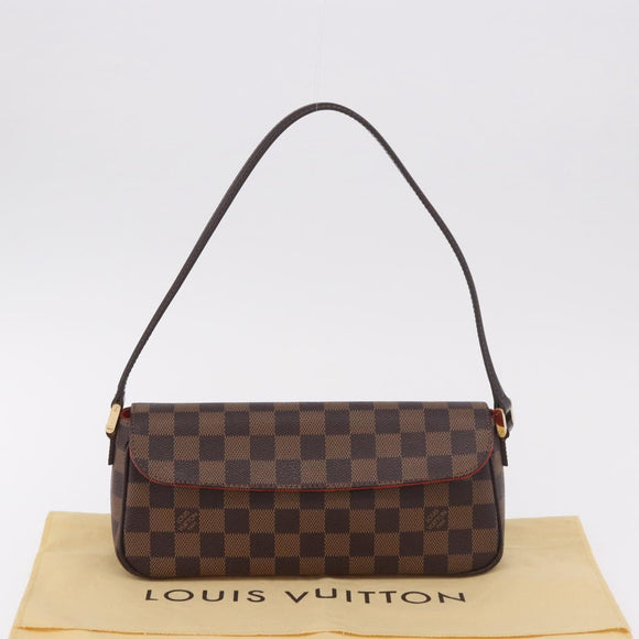 LOUIS VUITTON Damier Ebene Recoleta Shoulder Bag N51299 LV Auth 190151SAV