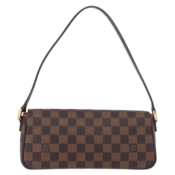 LOUIS VUITTON Damier Ebene Recoleta Shoulder Bag N51299 LV Auth 190151SAV
