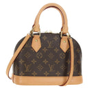 LOUIS VUITTON Monogram Alma BB Hand Bag 2way M53152 LV Auth 190152SAM-1