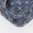 LOUIS VUITTON Monogram Denim Bum Bag Body Bag Blue M95347 LV Auth 190155SAV-15