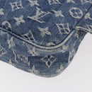 LOUIS VUITTON Monogram Denim Bum Bag Body Bag Blue M95347 LV Auth 190155SAV-16