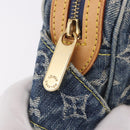 LOUIS VUITTON Monogram Denim Bum Bag Body Bag Blue M95347 LV Auth 190155SAV-17