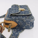 LOUIS VUITTON Monogram Denim Bum Bag Body Bag Blue M95347 LV Auth 190155SAV-4