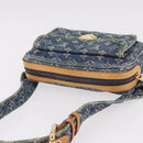 LOUIS VUITTON Monogram Denim Bum Bag Body Bag Blue M95347 LV Auth 190155SAV-6