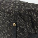 LOUIS VUITTON Monogram Denim XL Hand Bag Black M95510 LV Auth 190157SAV-16
