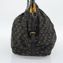 LOUIS VUITTON Monogram Denim XL Hand Bag Black M95510 LV Auth 190157SAV-3