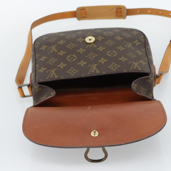 LOUIS VUITTON Monogram Saint Cloud GM Shoulder Bag M51242 LV Auth 190159