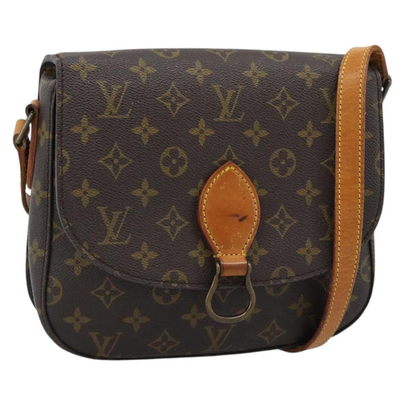 LOUIS VUITTON Monogram Saint Cloud GM Shoulder Bag M51242 LV Auth 190159