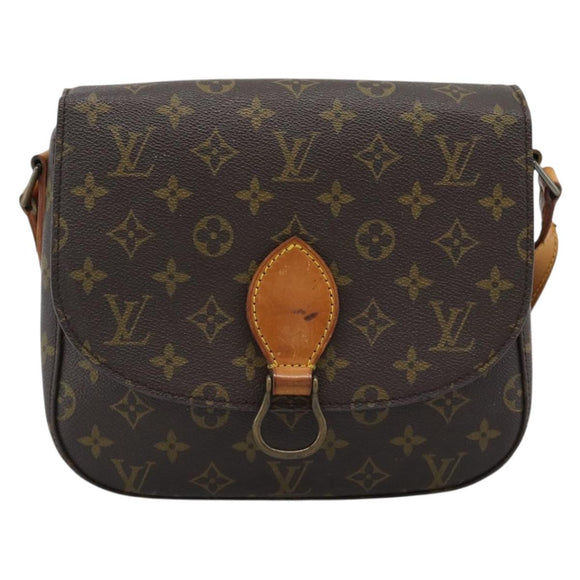 LOUIS VUITTON Monogram Saint Cloud GM Shoulder Bag M51242 LV Auth 190159