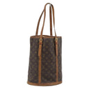 LOUIS VUITTON Monogram Bucket GM Shoulder Bag M42236 LV Auth 190162-1